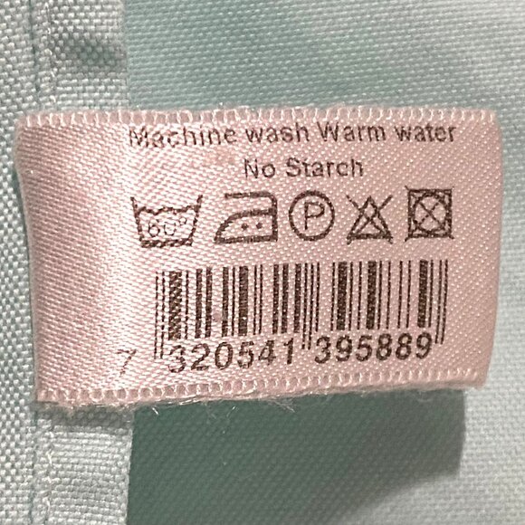 Eton of Sweden Mens Flip Cuff Button Front Dress Shirt XL Green Boho Groovy - Picture 7 of 9